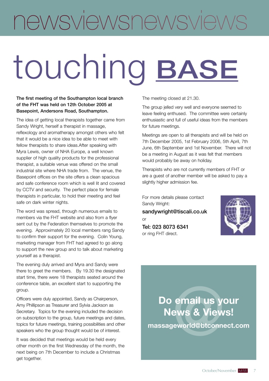 Massage World Preview Pages