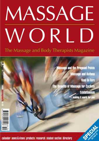 Massage World issue Massage World Aug–Sep 2005
