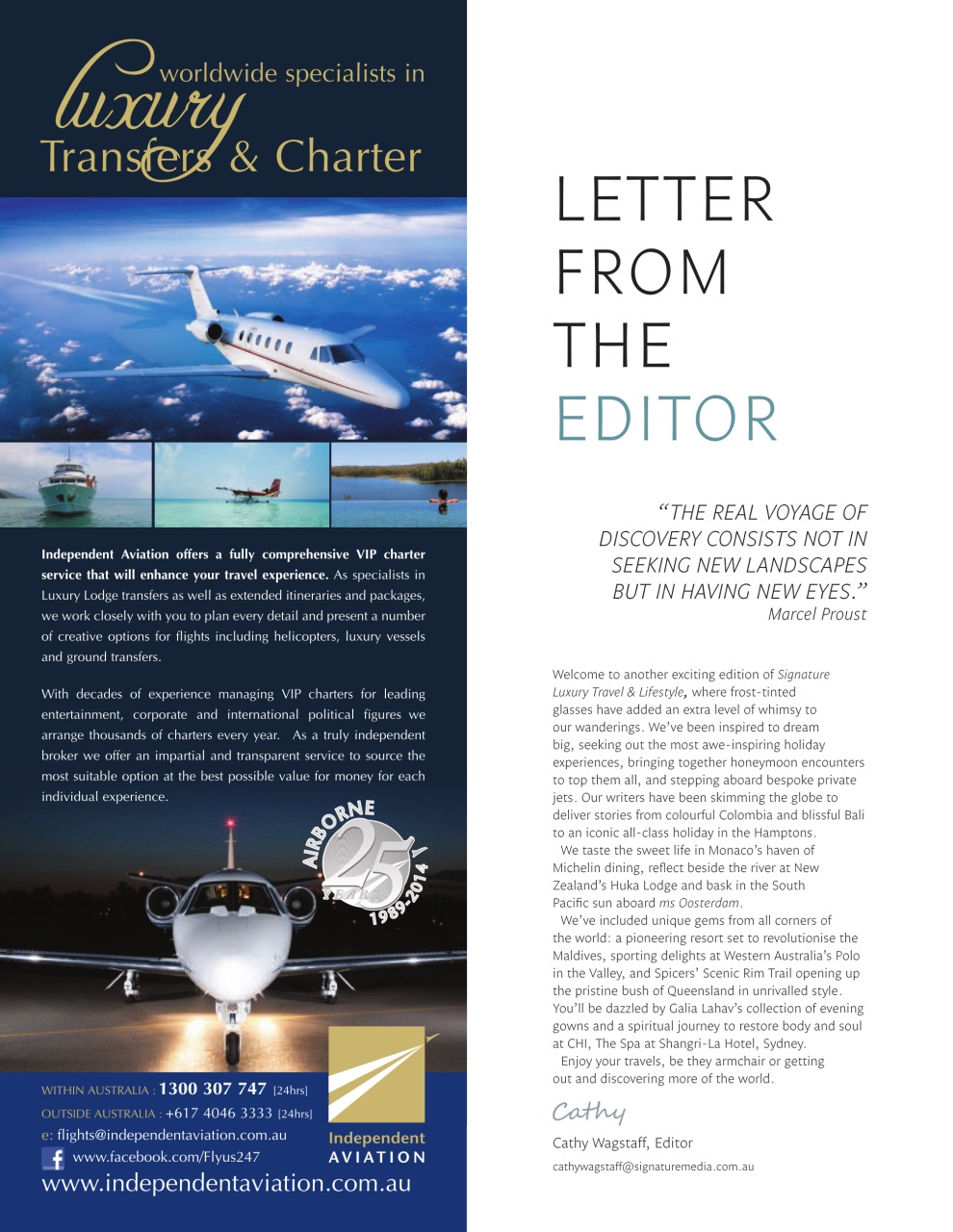 Signature Luxury Travel & Style Preview Pages