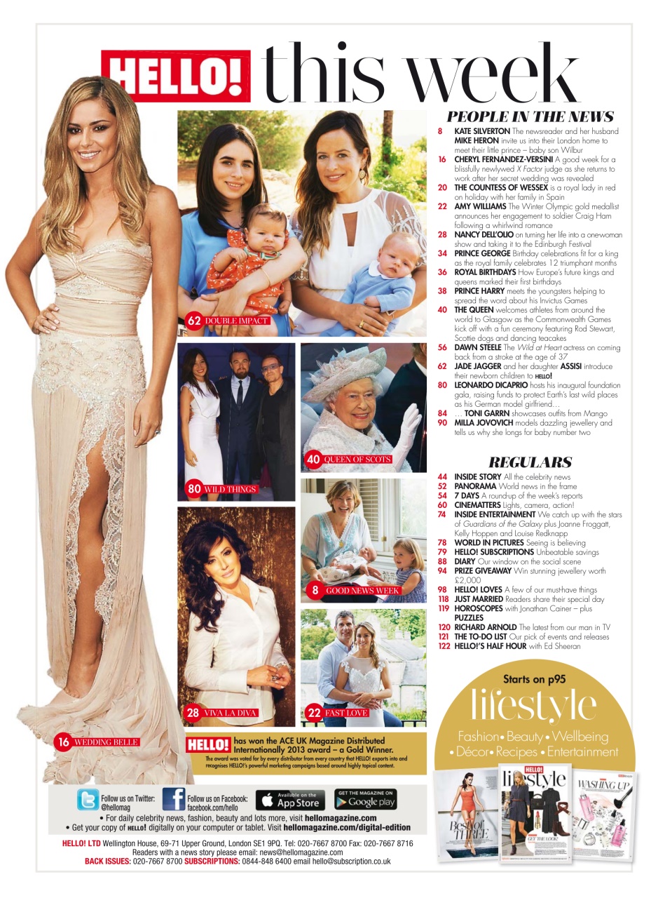 Hello! Magazine Preview Pages