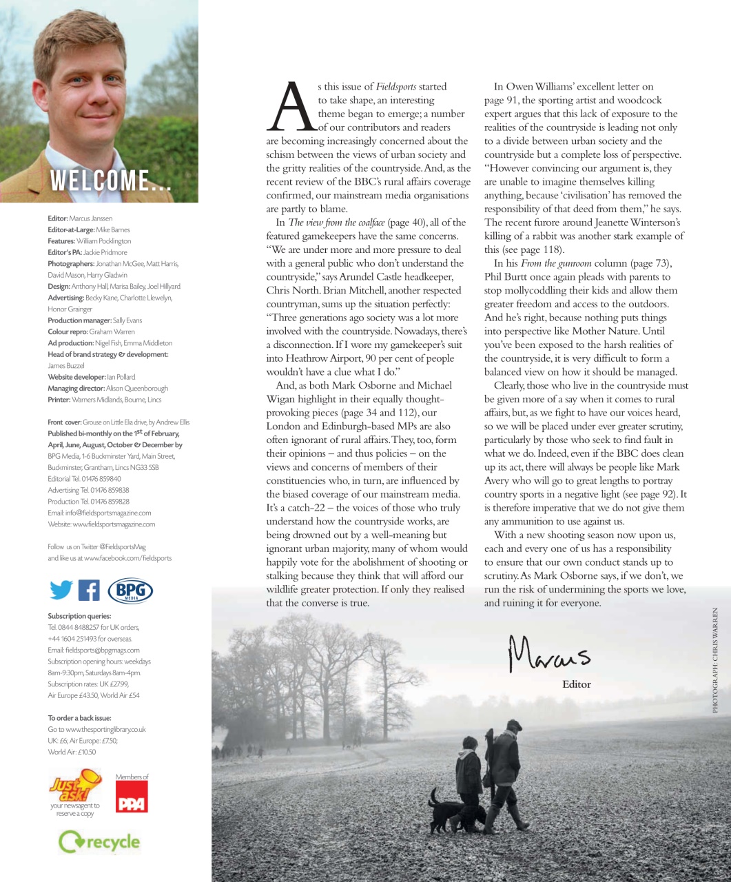 Fieldsports Journal Preview Pages