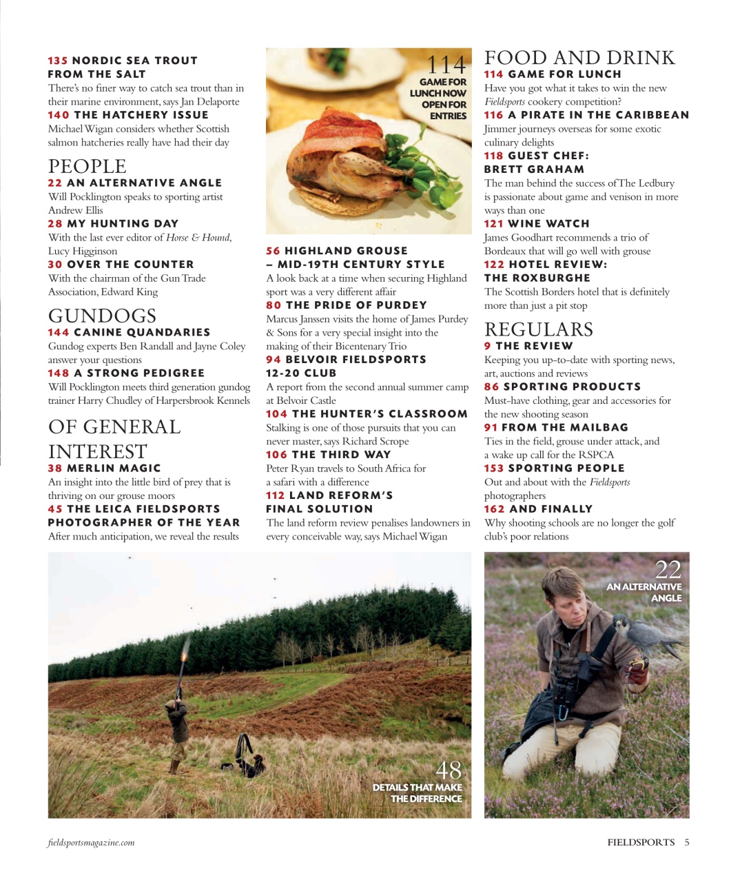 Fieldsports Journal Preview Pages