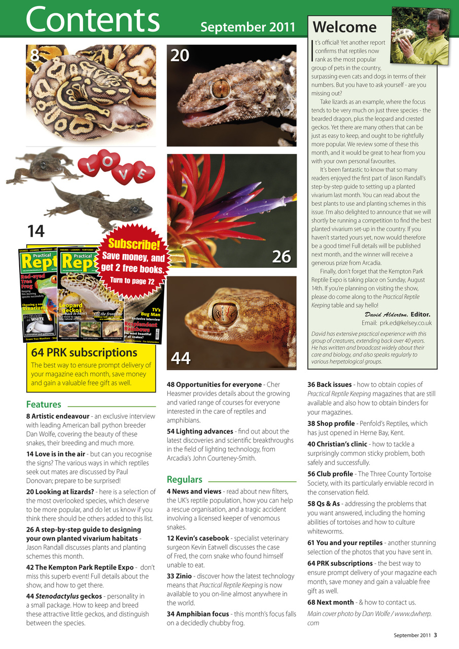 Practical Reptile Keeping Preview Pages