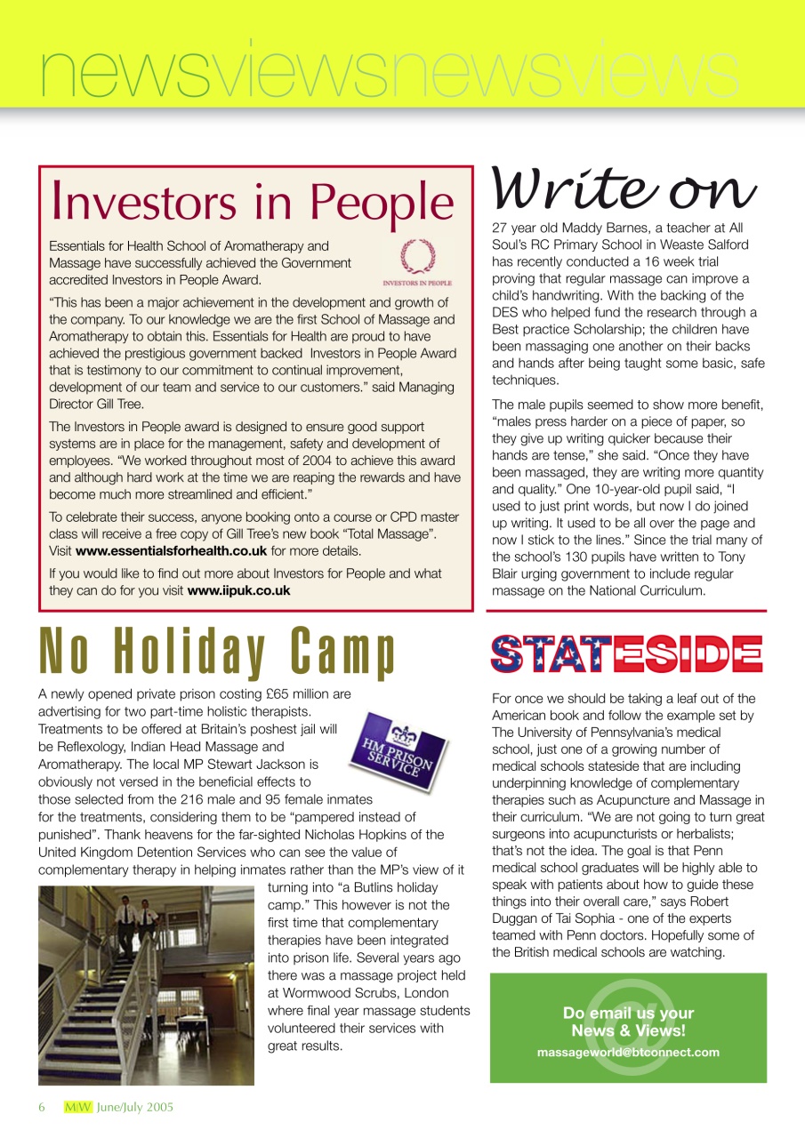 Massage World Preview Pages