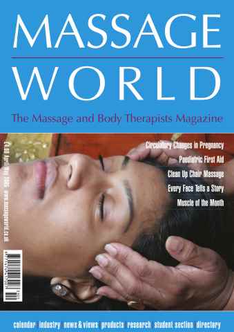 Massage World issue Massage World Apr–May 2005
