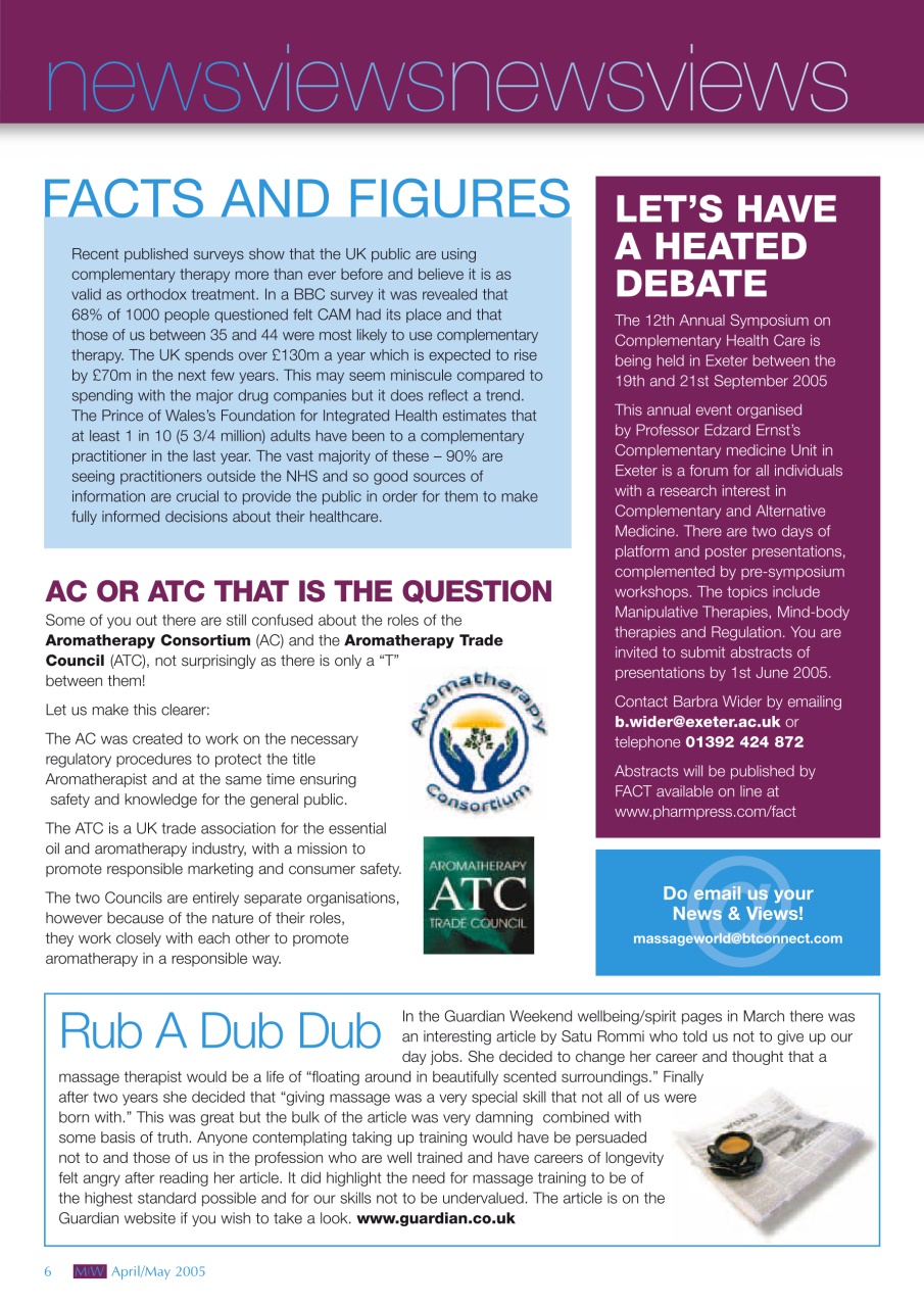 Massage World Preview Pages