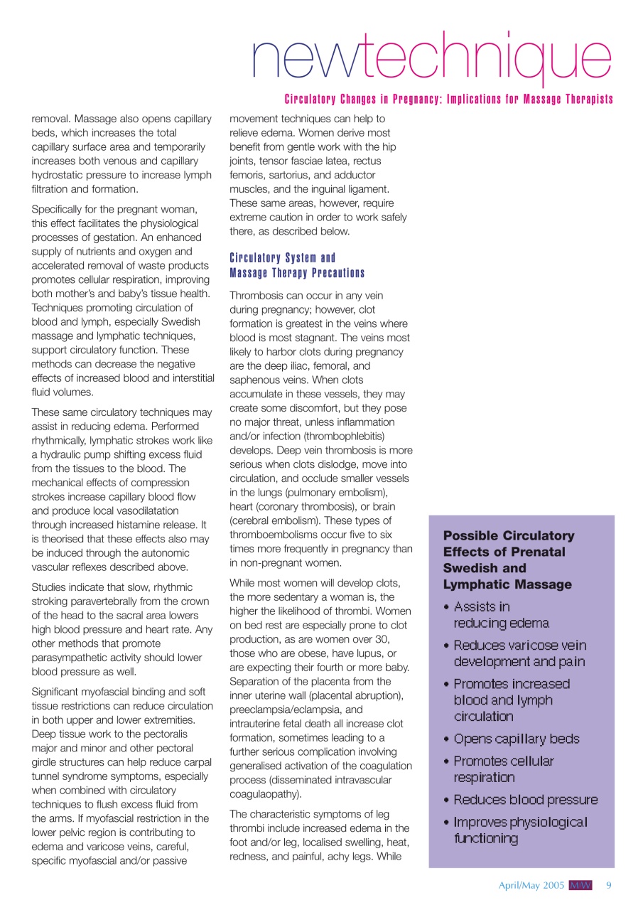 Massage World Preview Pages