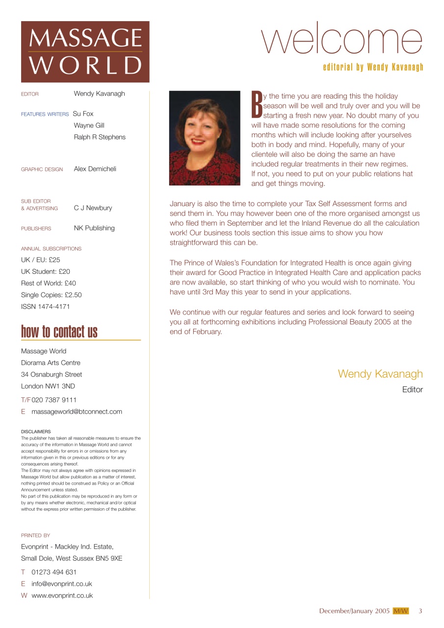 Massage World Preview Pages