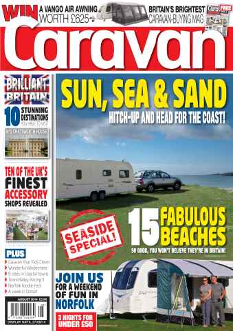Caravan Magazine issue Head for the coast! | August 2014 | Caravan Magazine