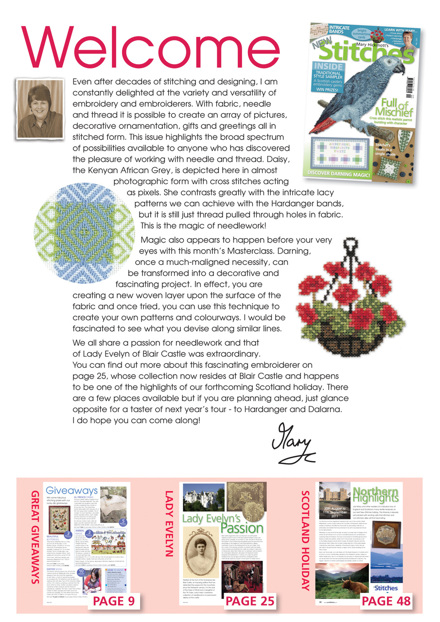 New Stitches Preview Pages