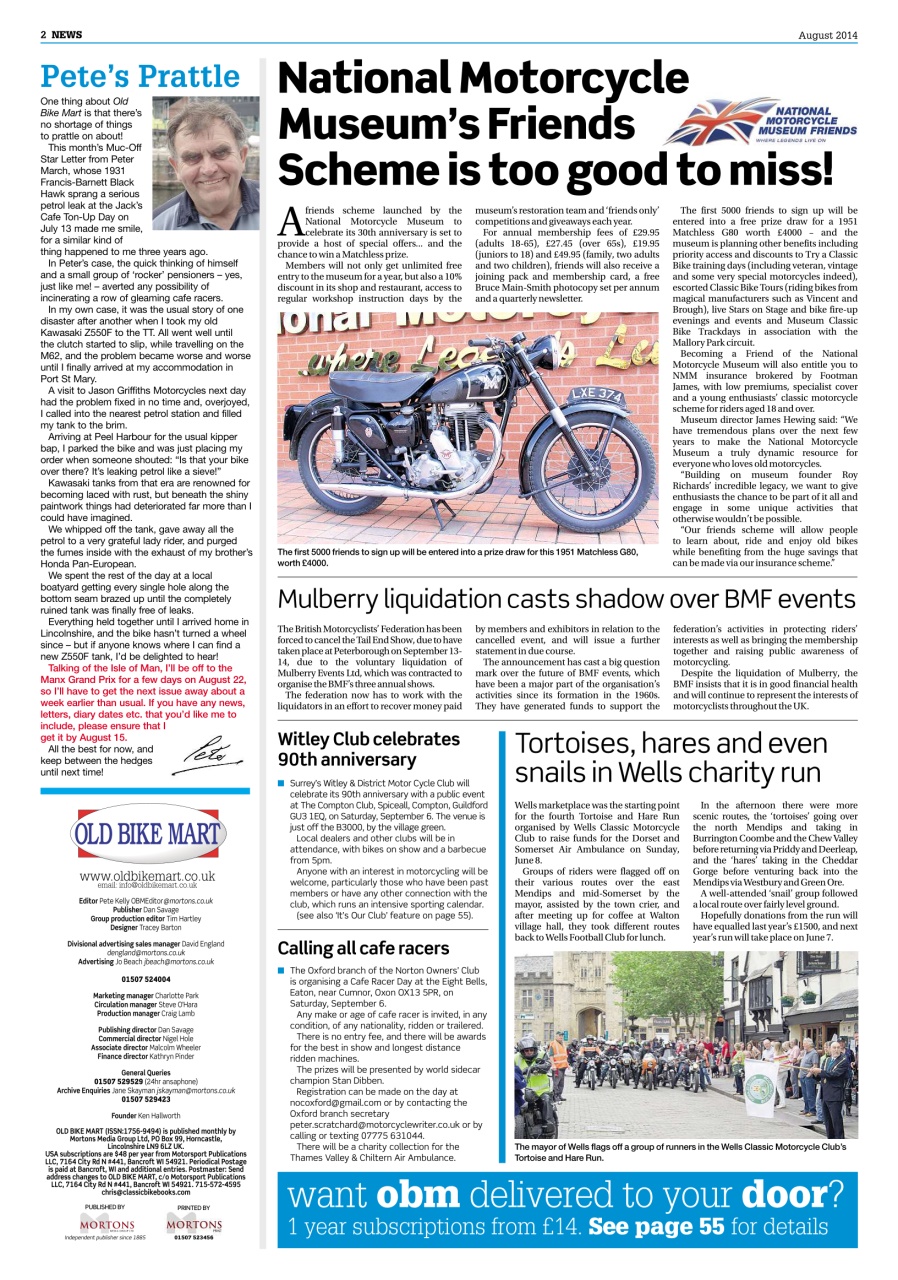 Old Bike Mart Preview Pages
