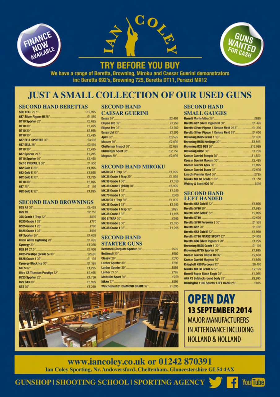 Clay Shooting Preview Pages