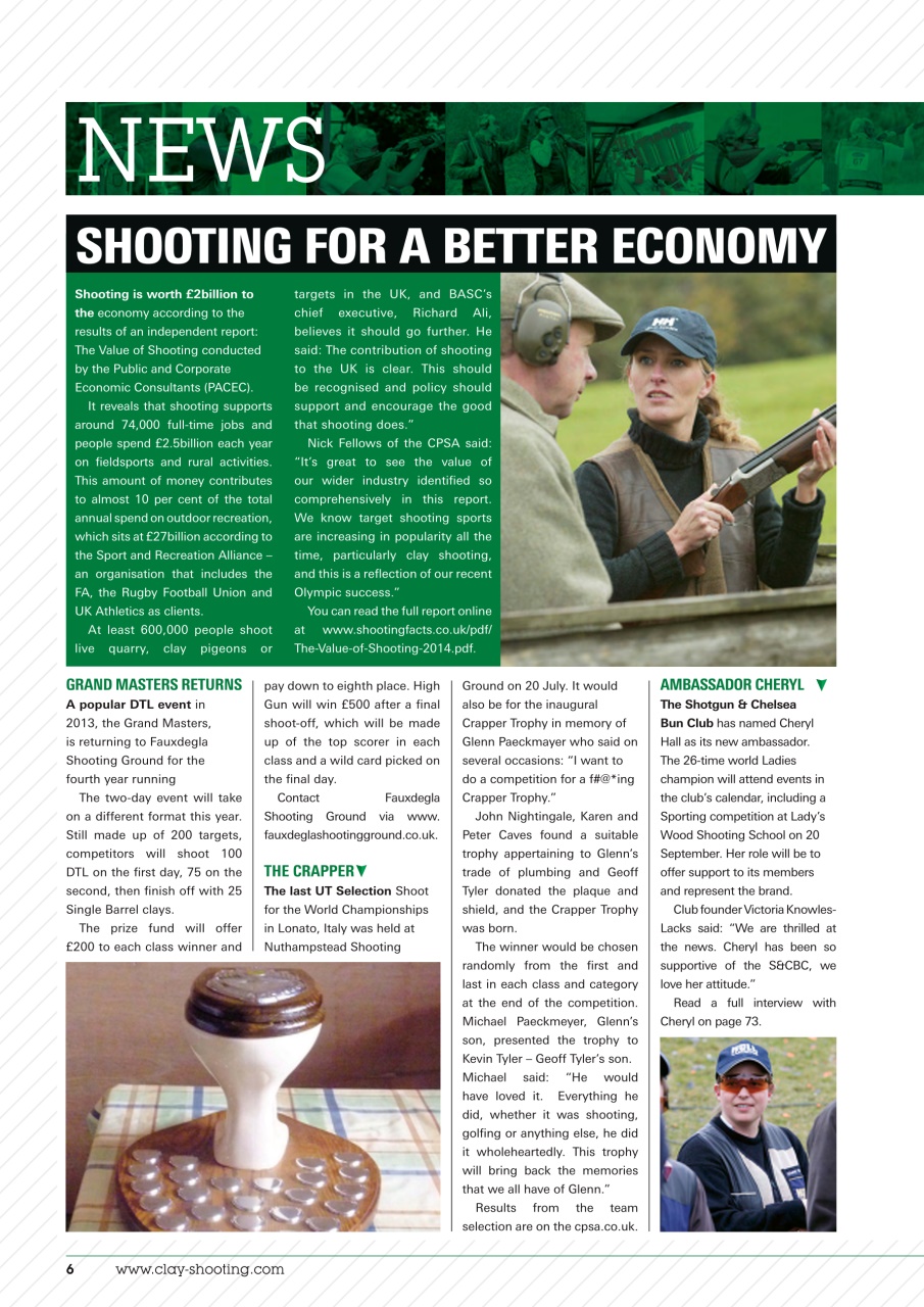 Clay Shooting Preview Pages
