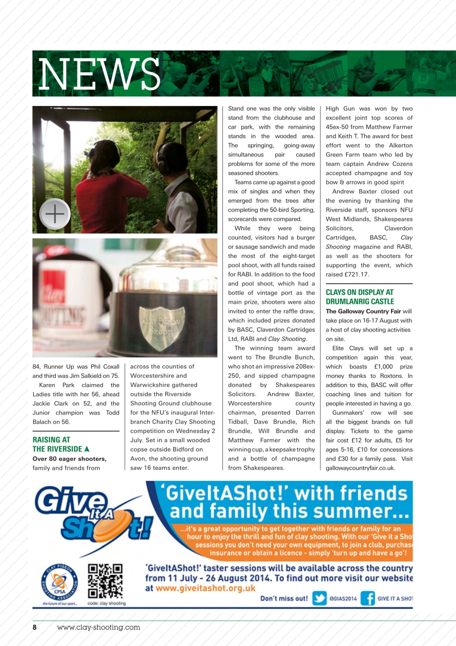 Clay Shooting Preview Pages