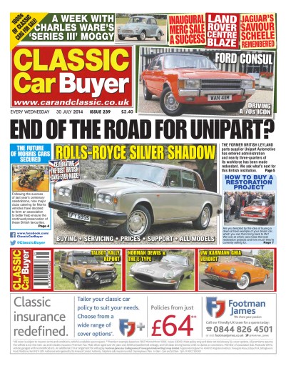 Classic Car Buyer issue 