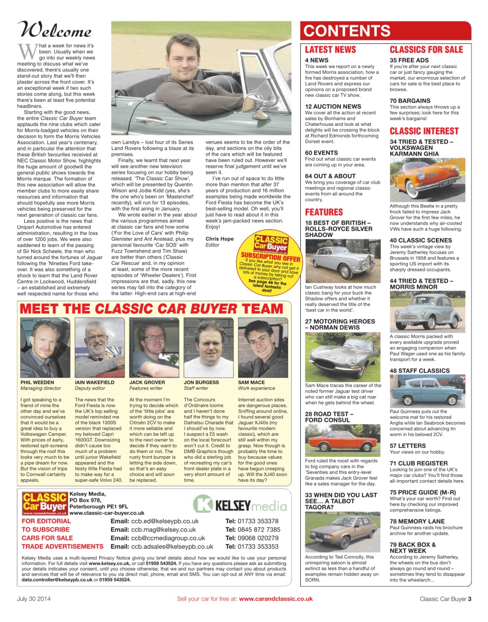 Classic Car Buyer Preview Pages