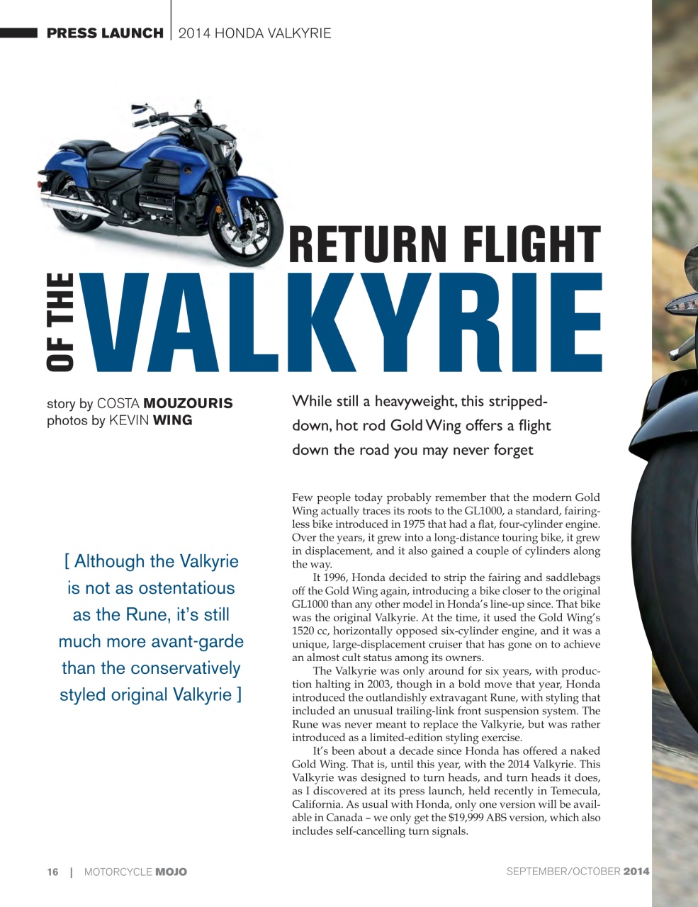 Motorcycle Mojo Preview Pages