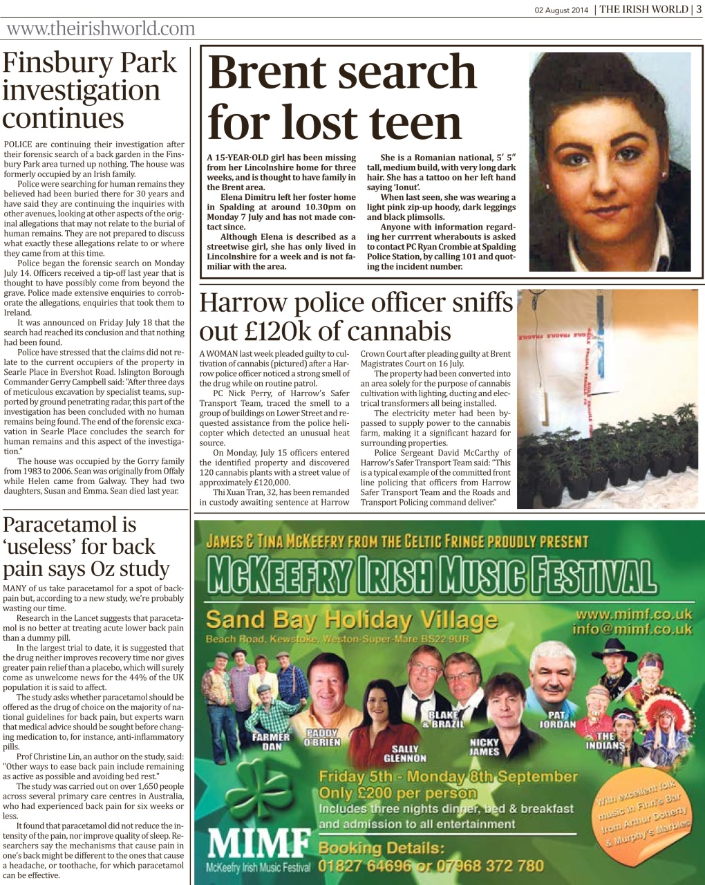 Irish World Preview Pages