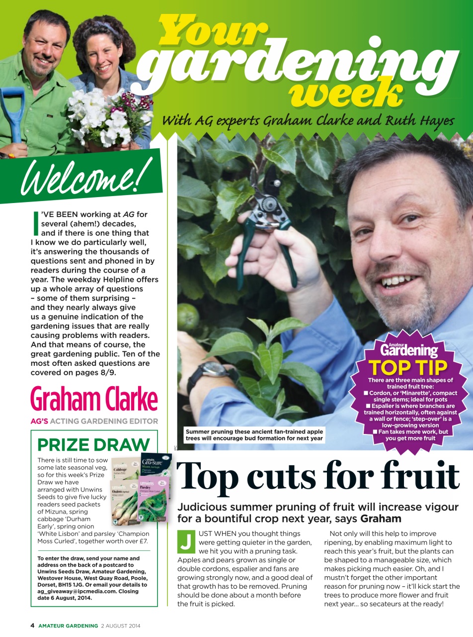 Amateur Gardening Preview Pages