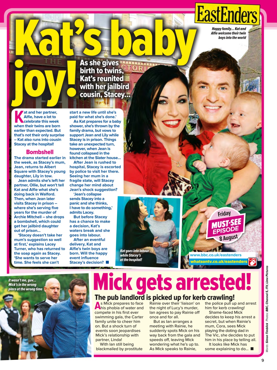 What's on TV Preview Pages