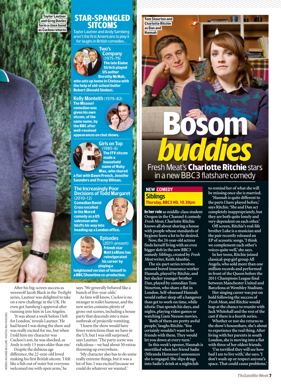 TV & Satellite Week Preview Pages
