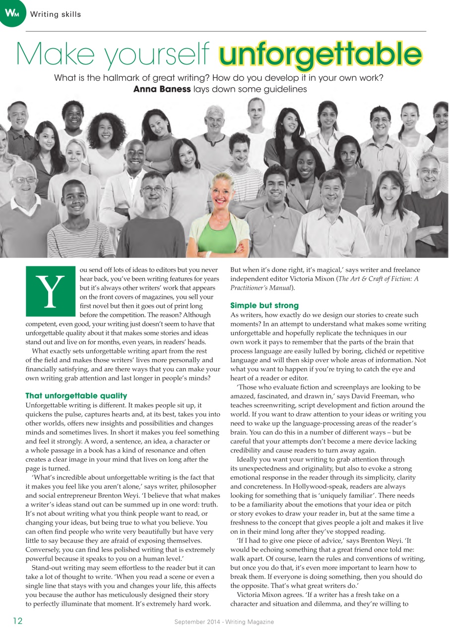 Writing Magazine Preview Pages