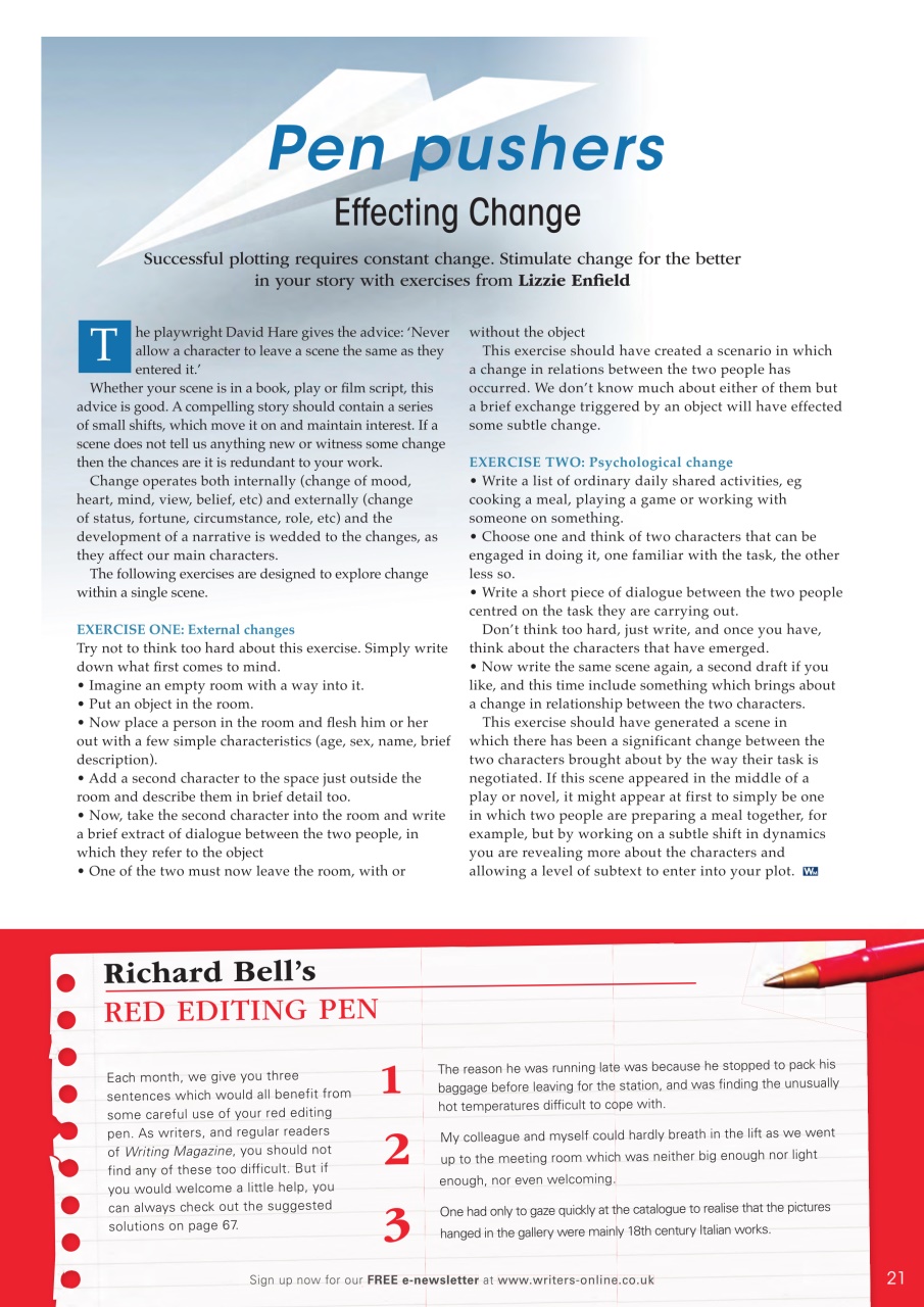 Writing Magazine Preview Pages