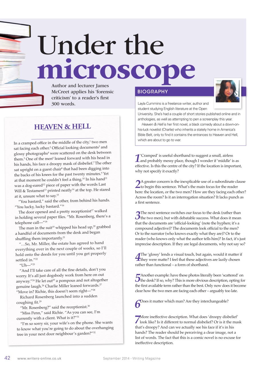 Writing Magazine Preview Pages