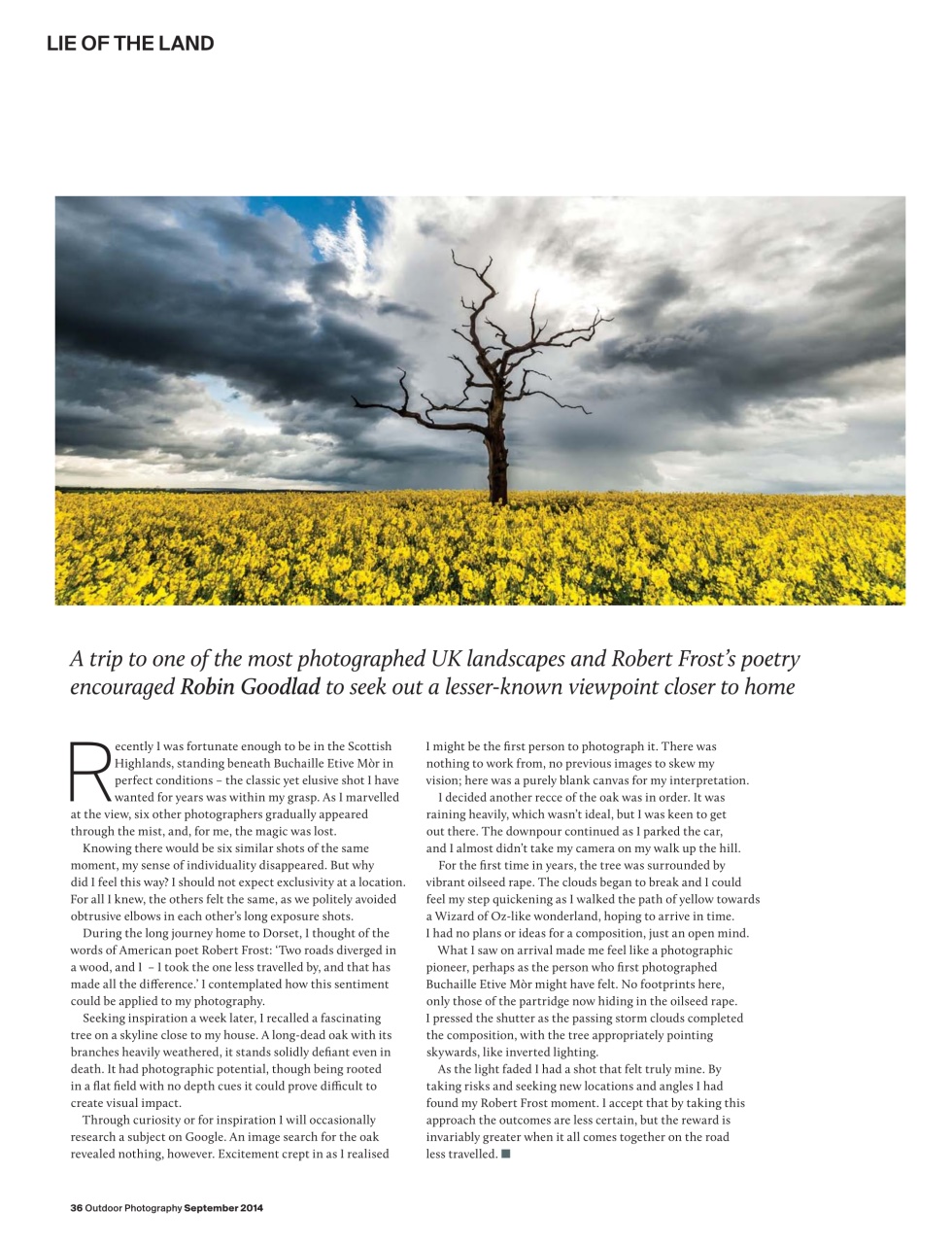 Outdoor Photography Preview Pages