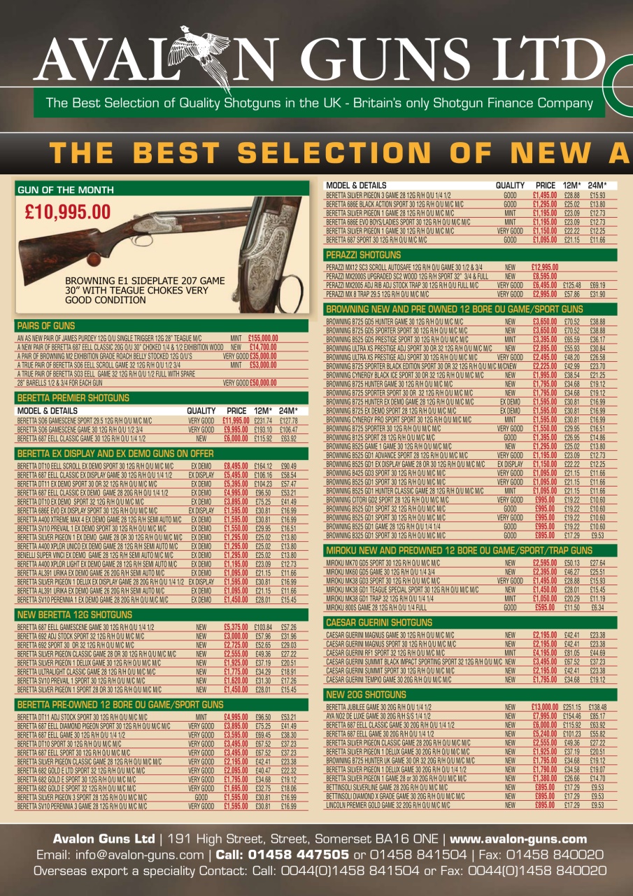 Sporting Gun Preview Pages