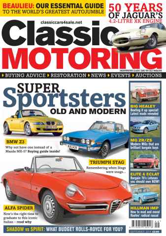 Classic Motoring issue Sep-14