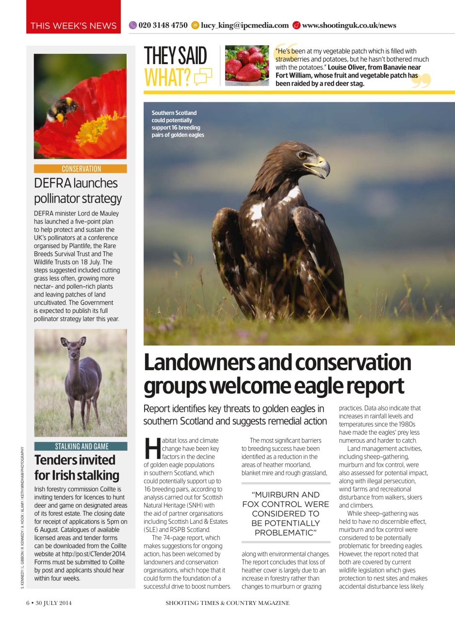 Shooting Times & Country Preview Pages