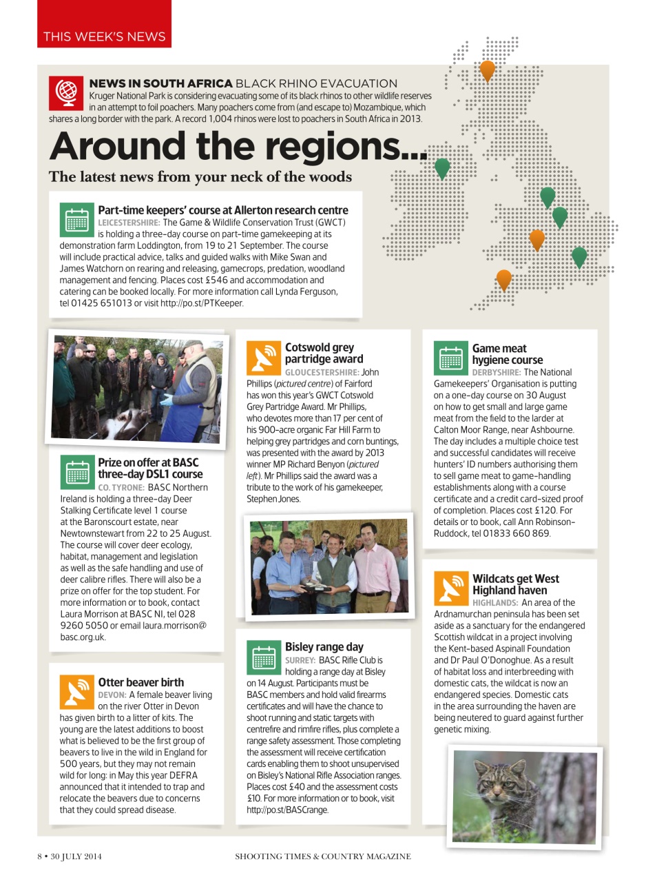 Shooting Times & Country Preview Pages