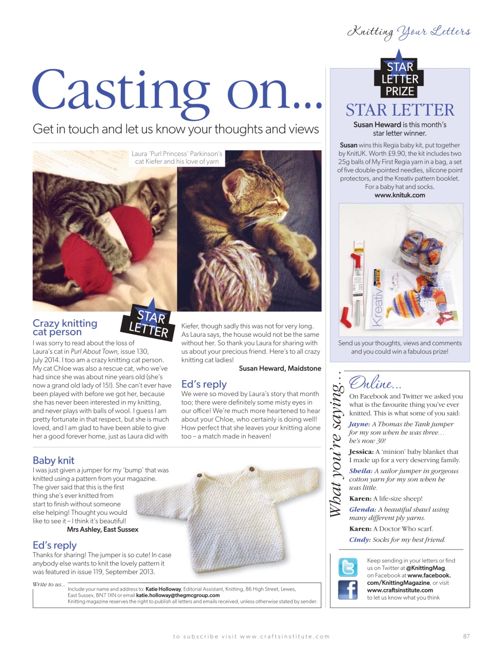 Knitting Preview Pages