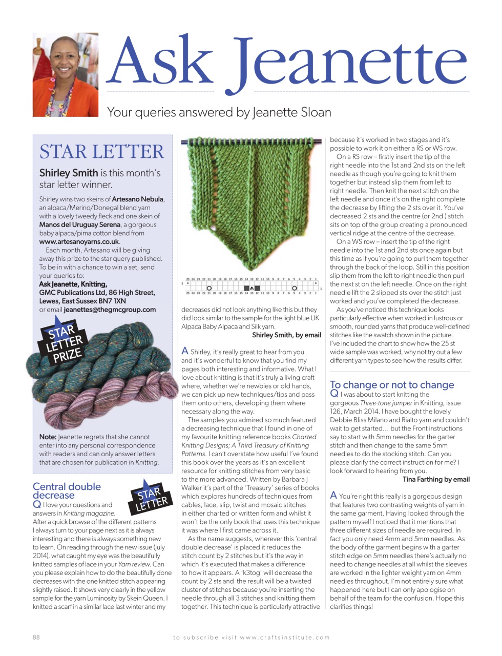 Knitting Preview Pages