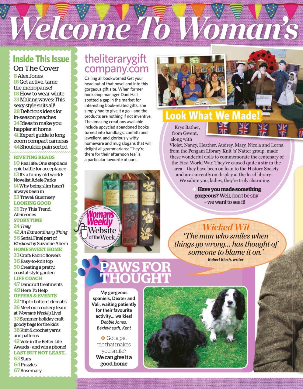 Woman's Weekly Preview Pages