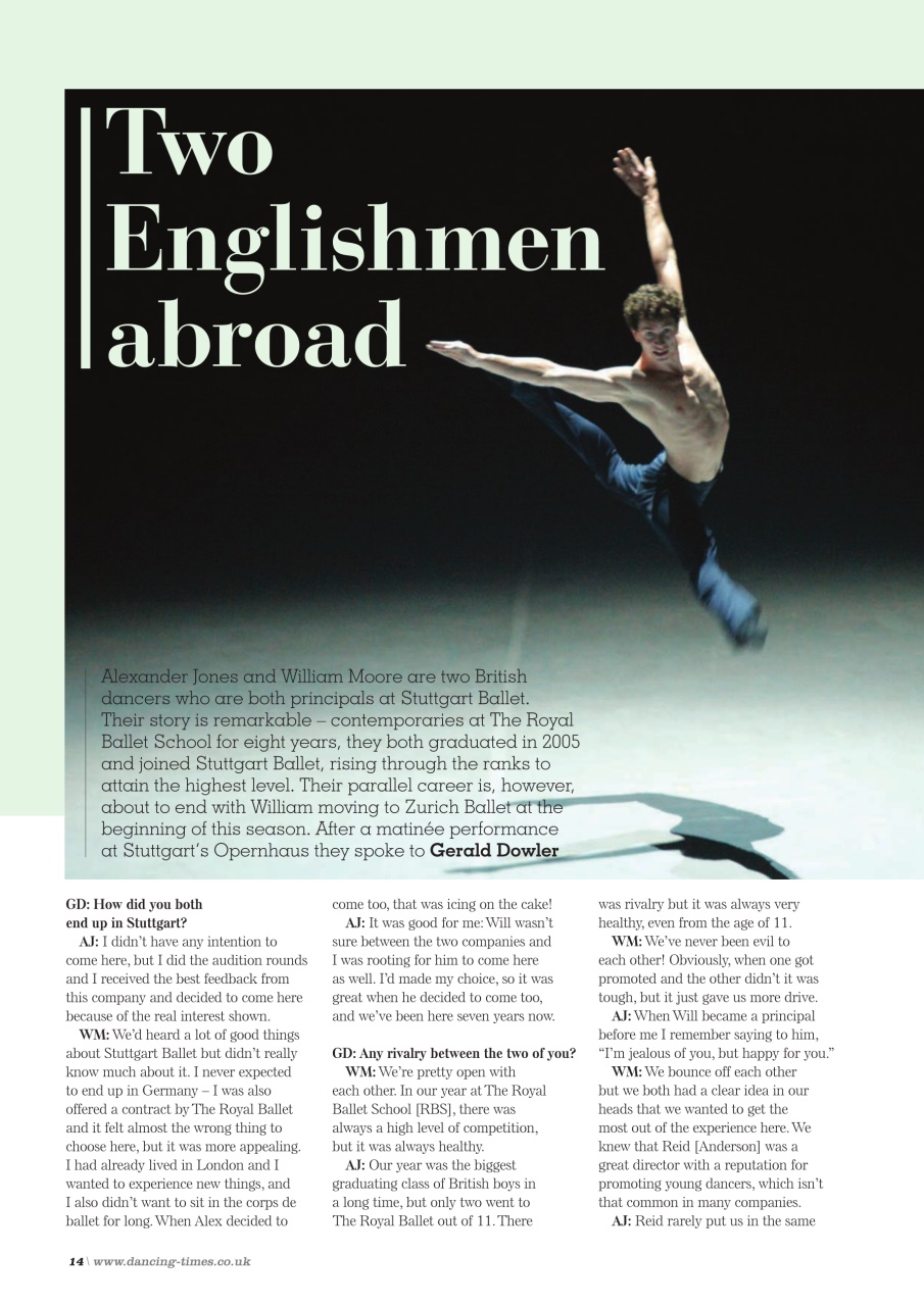 Dancing Times Preview Pages