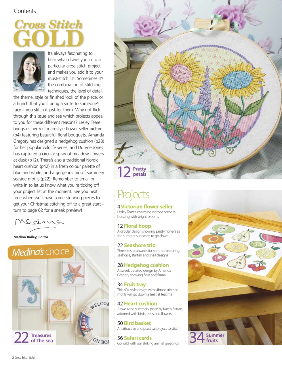Cross Stitch Gold Preview Pages