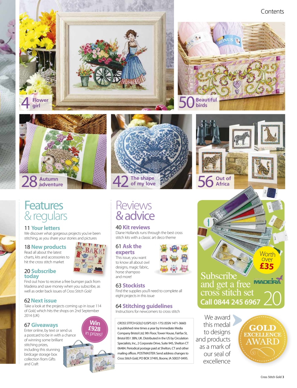 Cross Stitch Gold Preview Pages