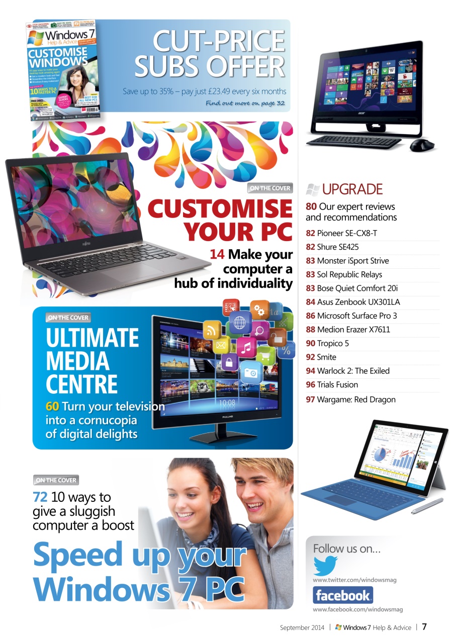 Windows Help & Advice Preview Pages