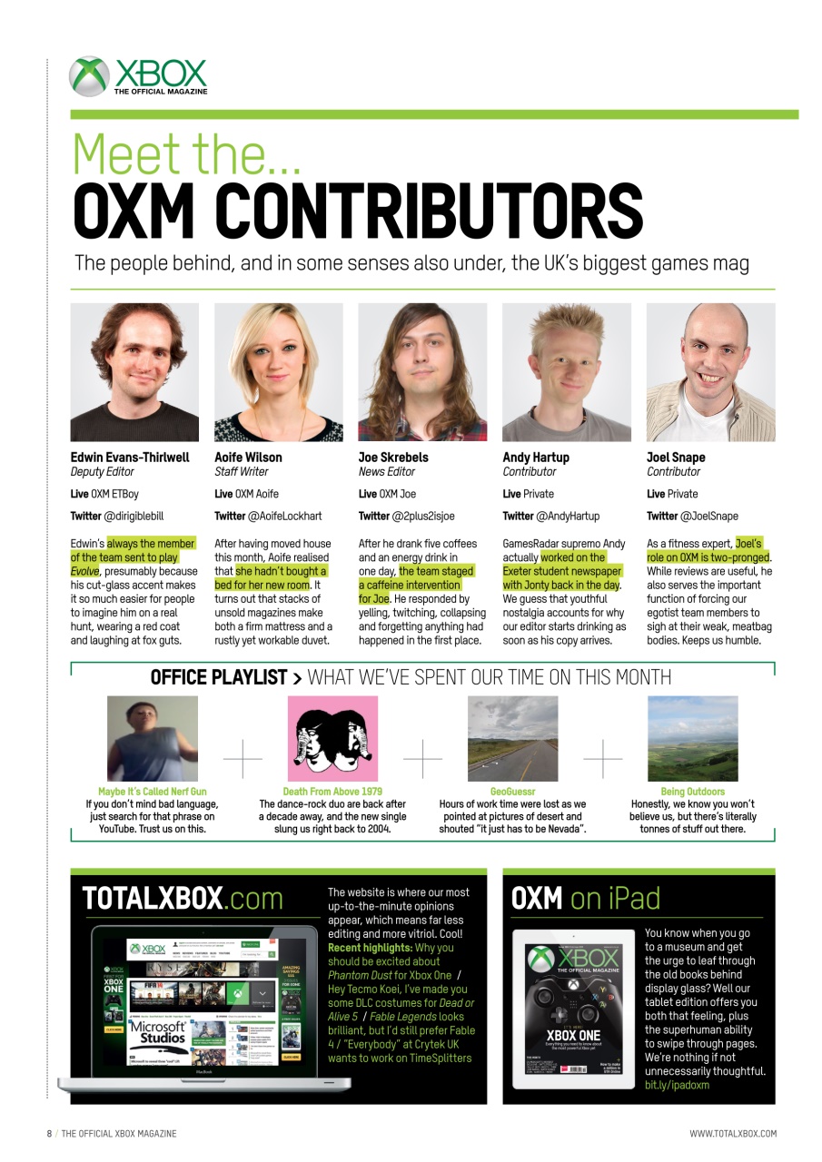 Official Xbox Magazine (UK Edition) Preview Pages