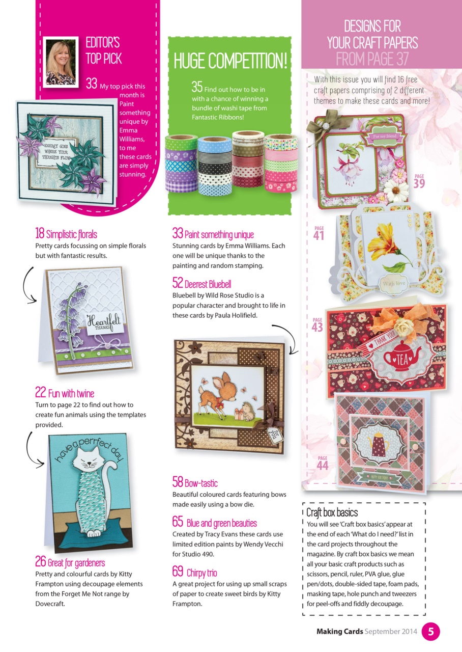 Making Cards & Papercraft Preview Pages