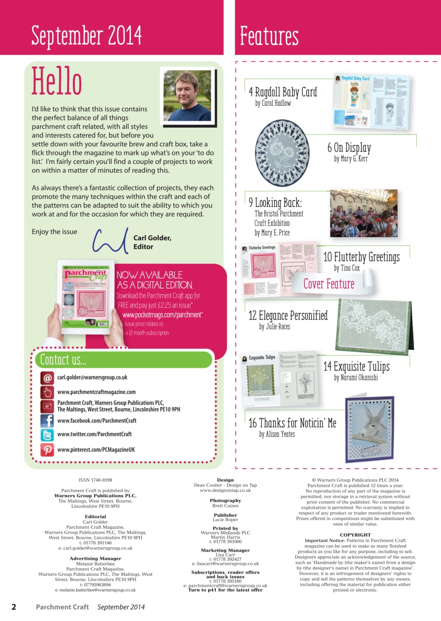 Parchment Craft Preview Pages