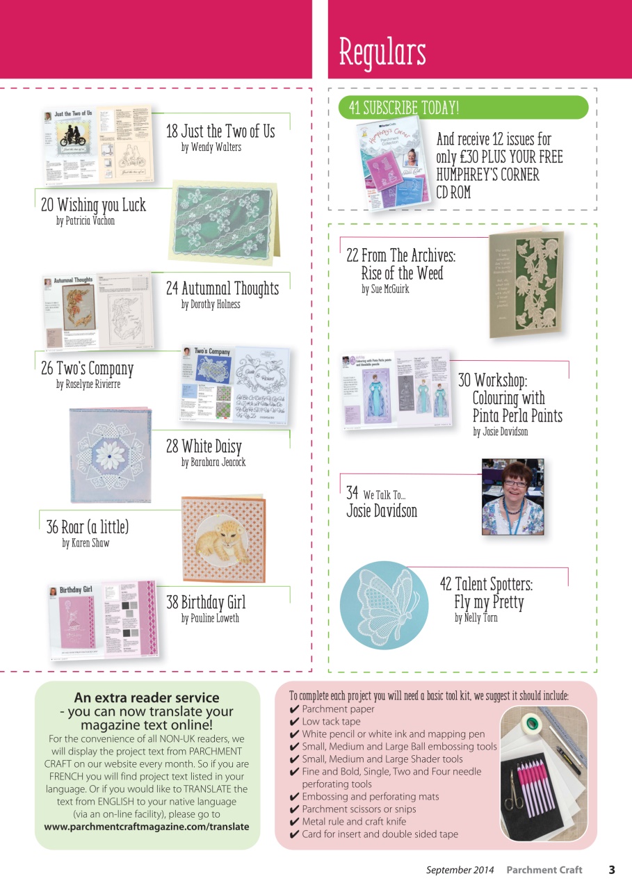 Parchment Craft Preview Pages