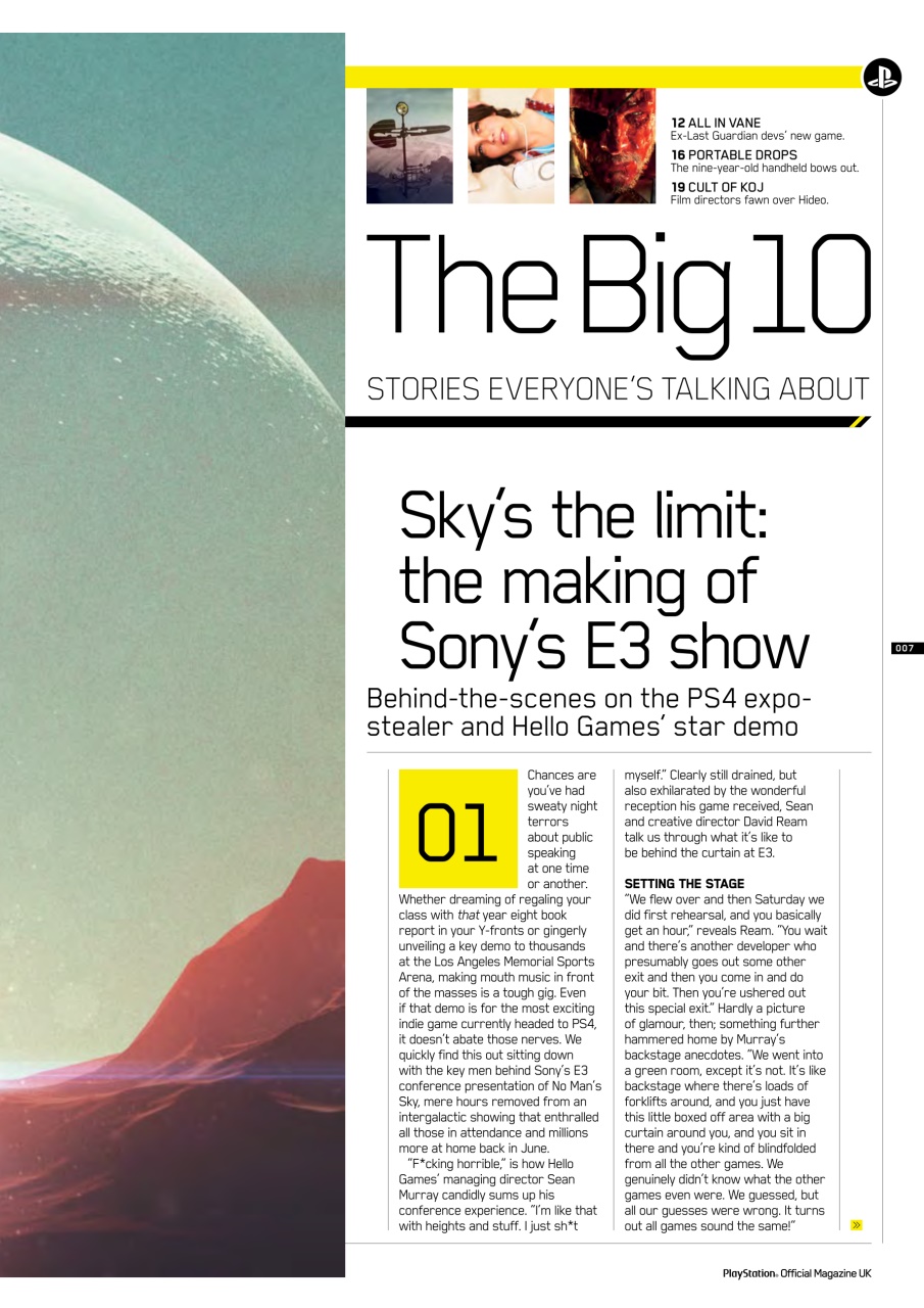 PLAY Magazine Preview Pages