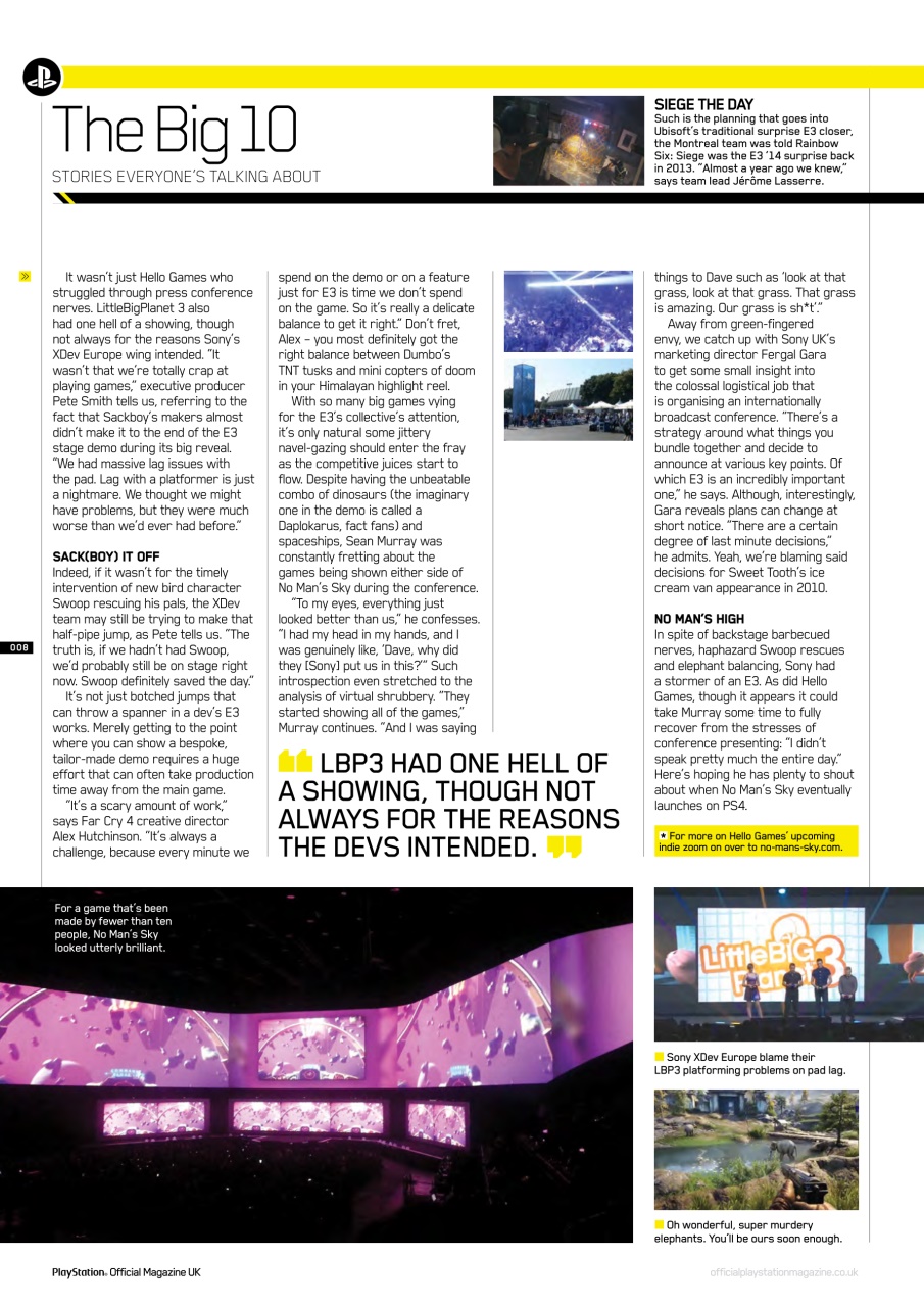 PLAY Magazine Preview Pages