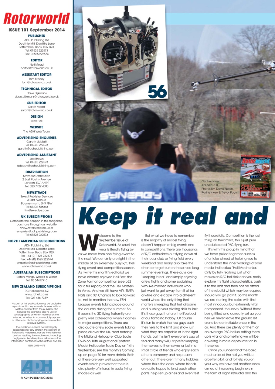 Radio Control Rotor World Preview Pages