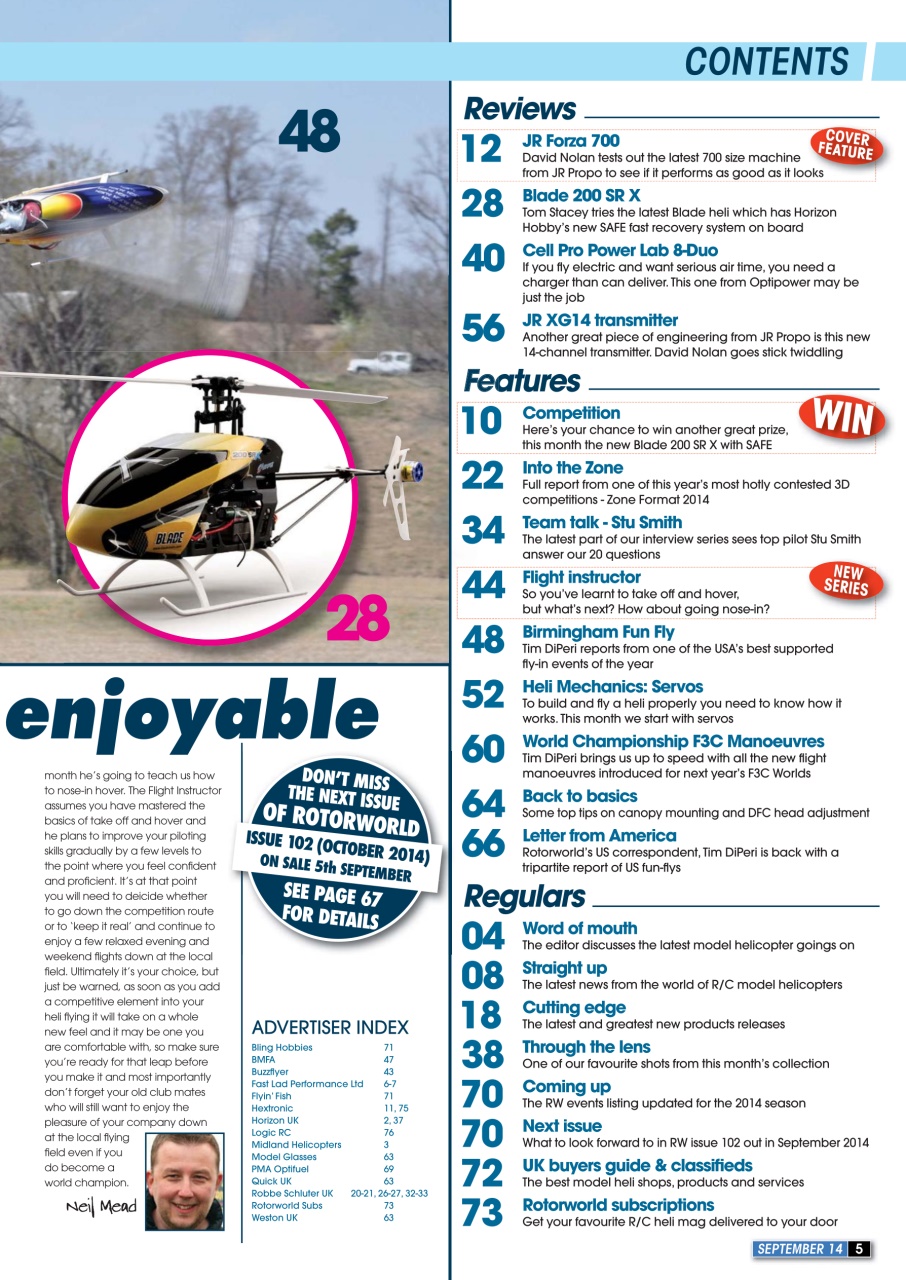 Radio Control Rotor World Preview Pages