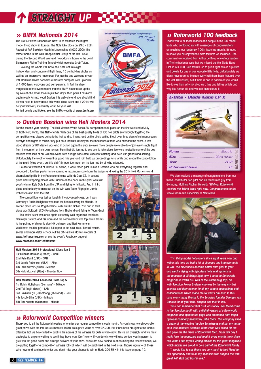 Radio Control Rotor World Preview Pages