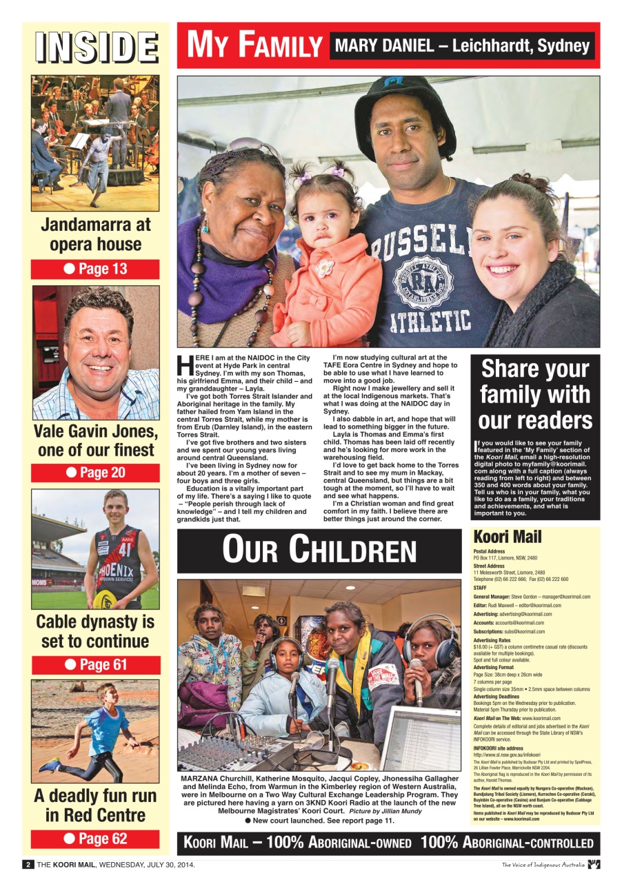 Koori Mail Preview Pages